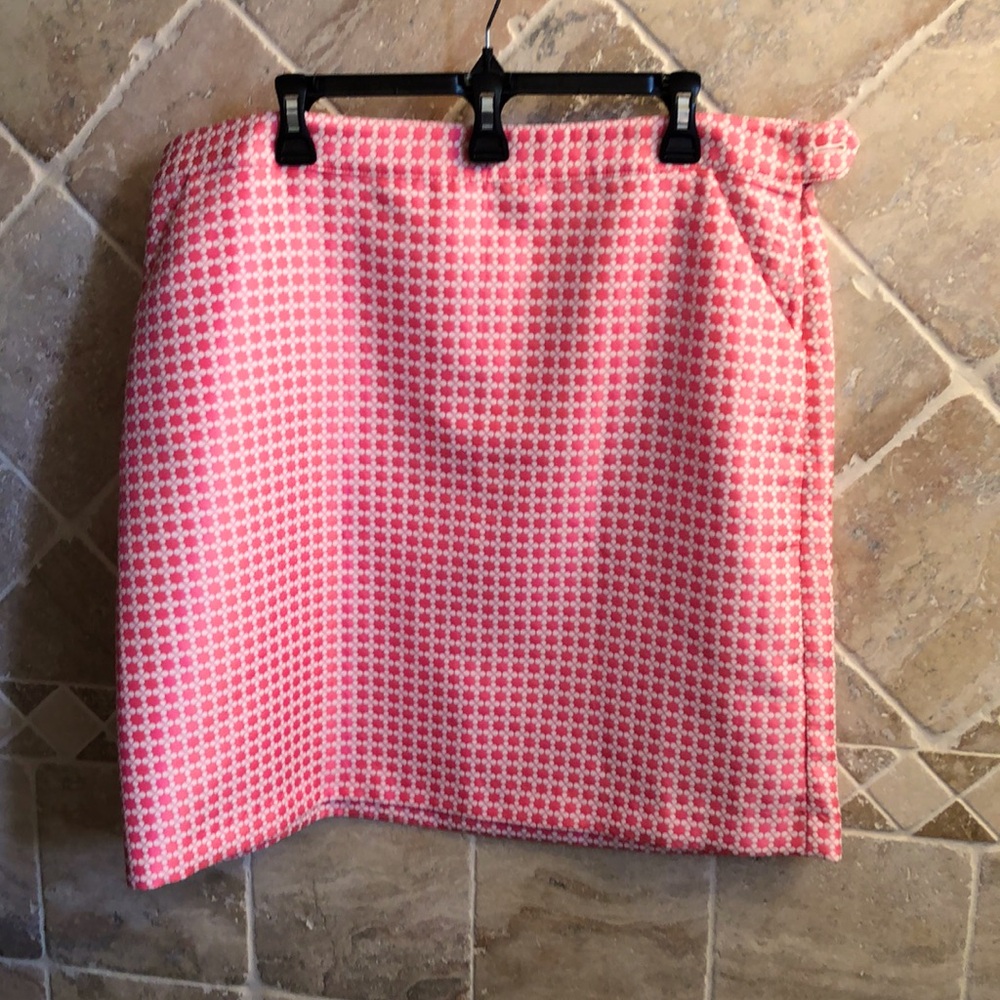 NWT Brooks Brothers skirt – size 16 – pink and cream.